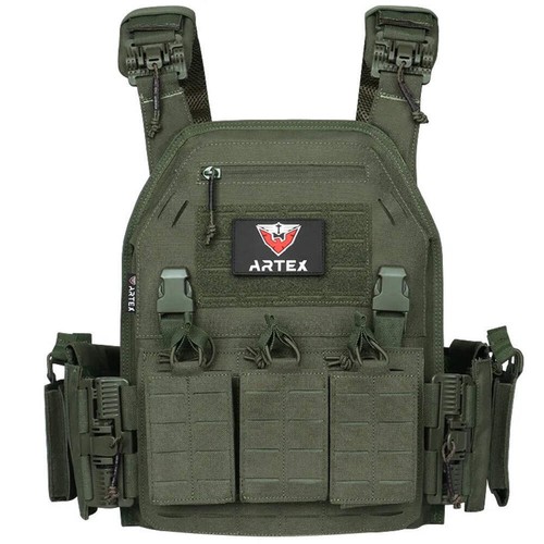 Green tactical vest - tactical, quick