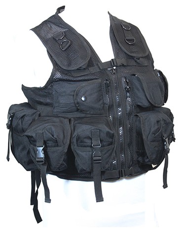 Pocket black tactical - tactical, vest