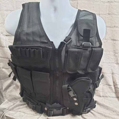 Military tactical molle vest - military,